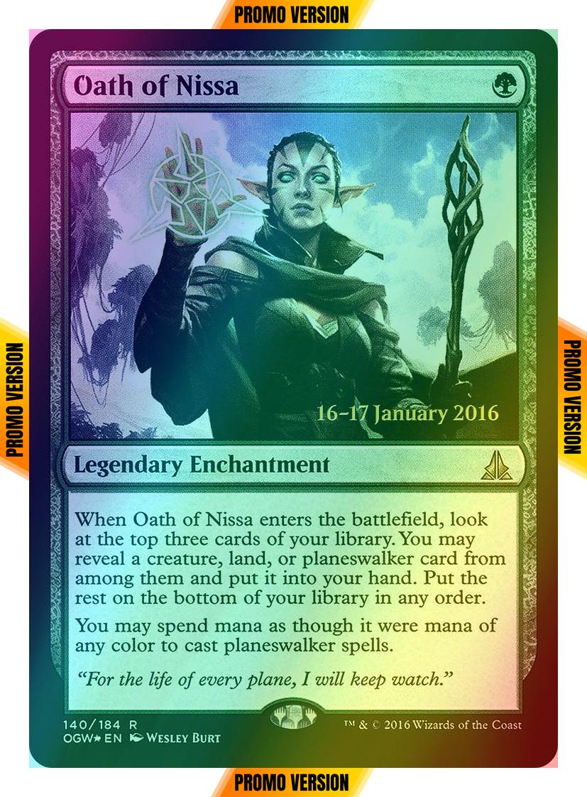 Oath of Nissa [140s] [Oath of the Gatewatch Promos] [Foil]