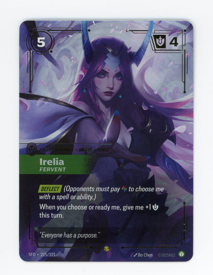 Irelia - Fervent — Overnumbered|Foil — ID 19443