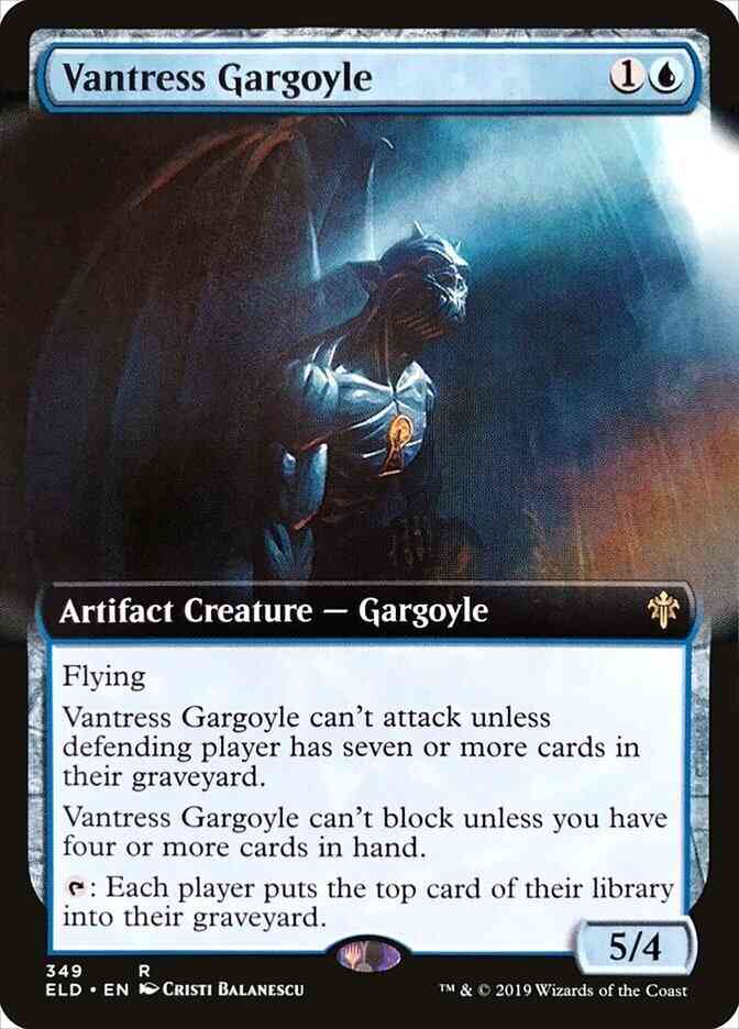 Vantress Gargoyle [349] [Extended Art] [Throne of Eldraine] [Non-Foil]