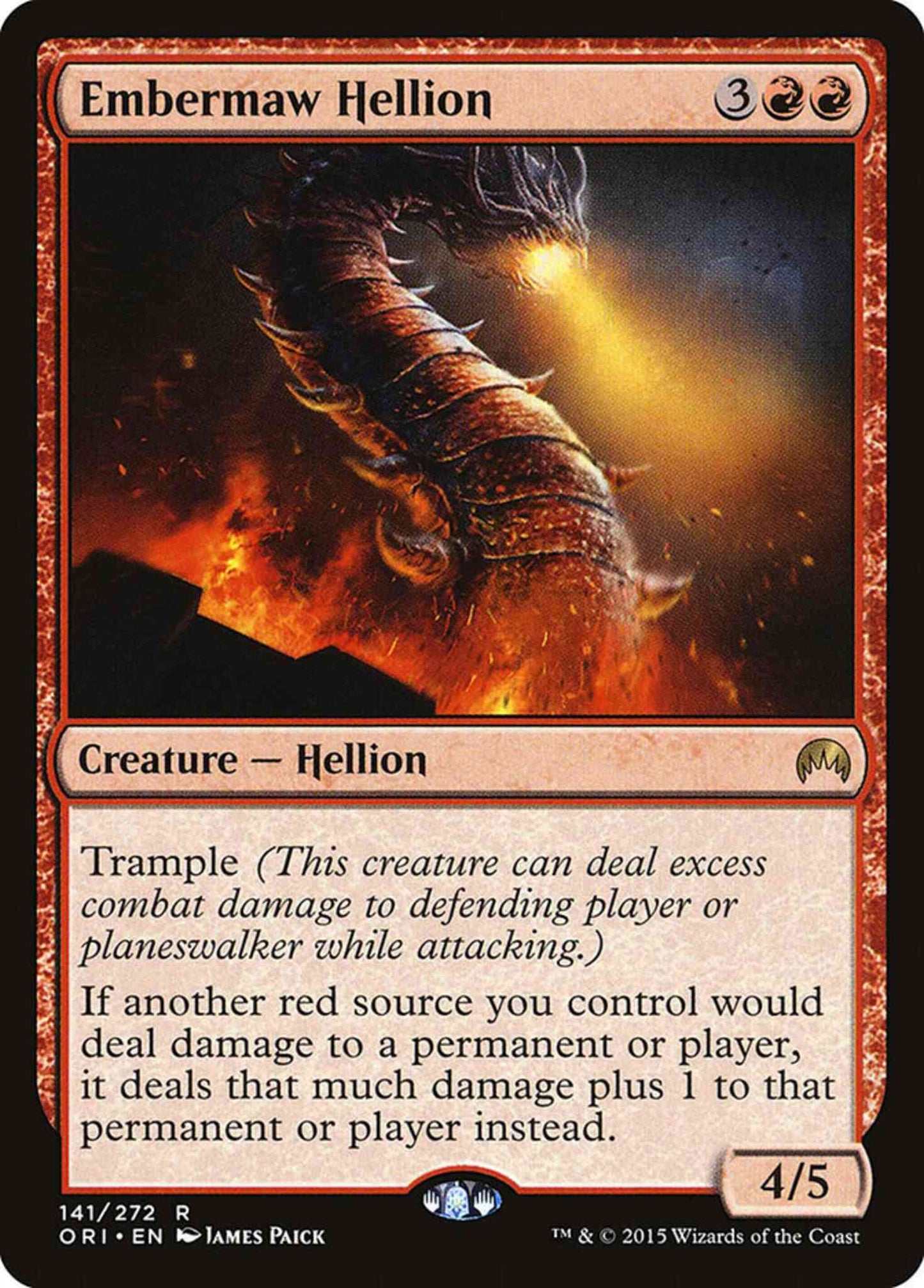 Embermaw Hellion [141] [Magic Origins] [Non-Foil]