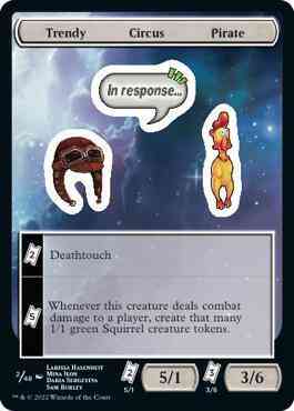 Trendy Circus Pirate [2] [Unfinity Sticker Sheets] [Non-Foil]