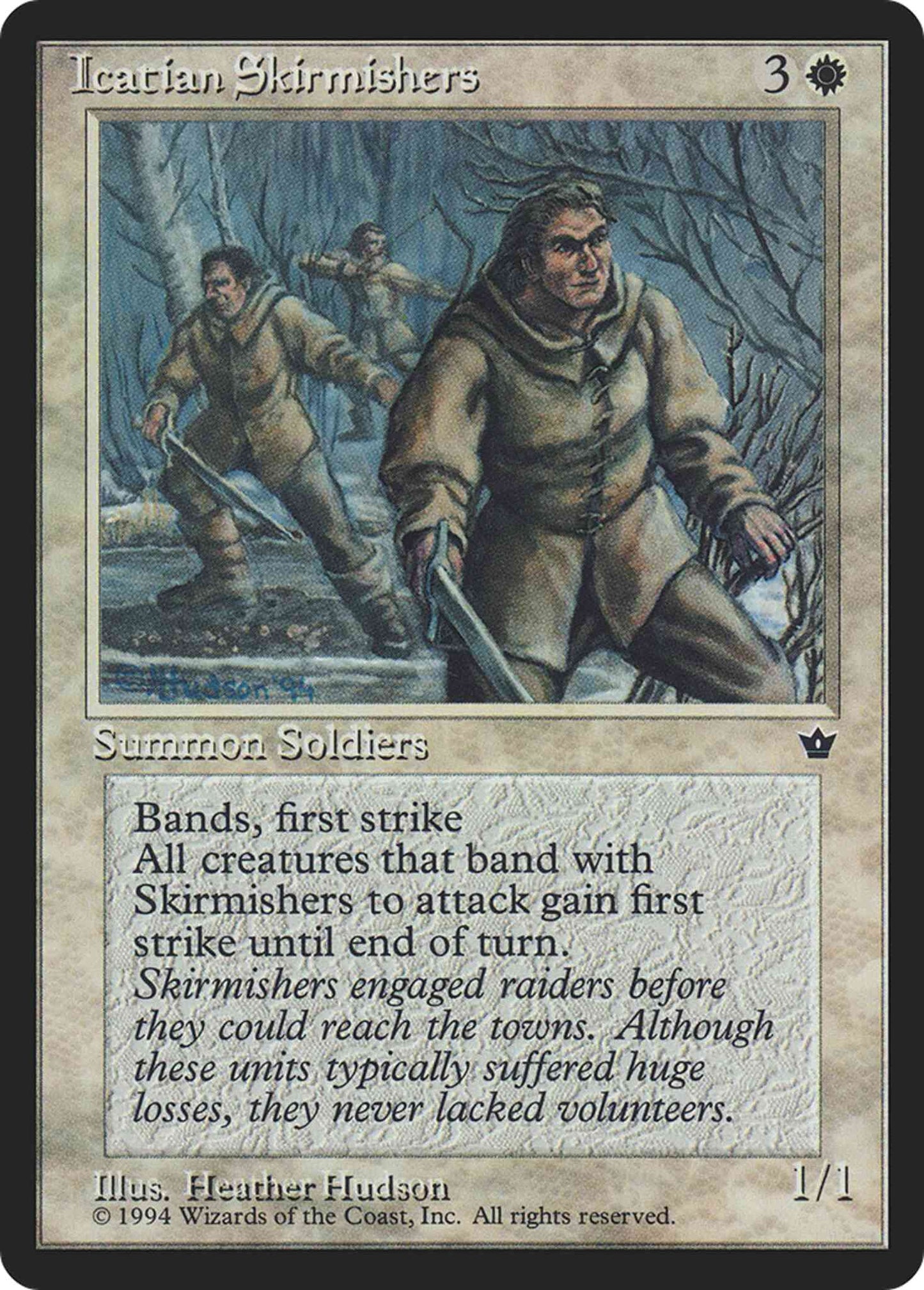Icatian Skirmishers [14] [Fallen Empires] [Non-Foil]