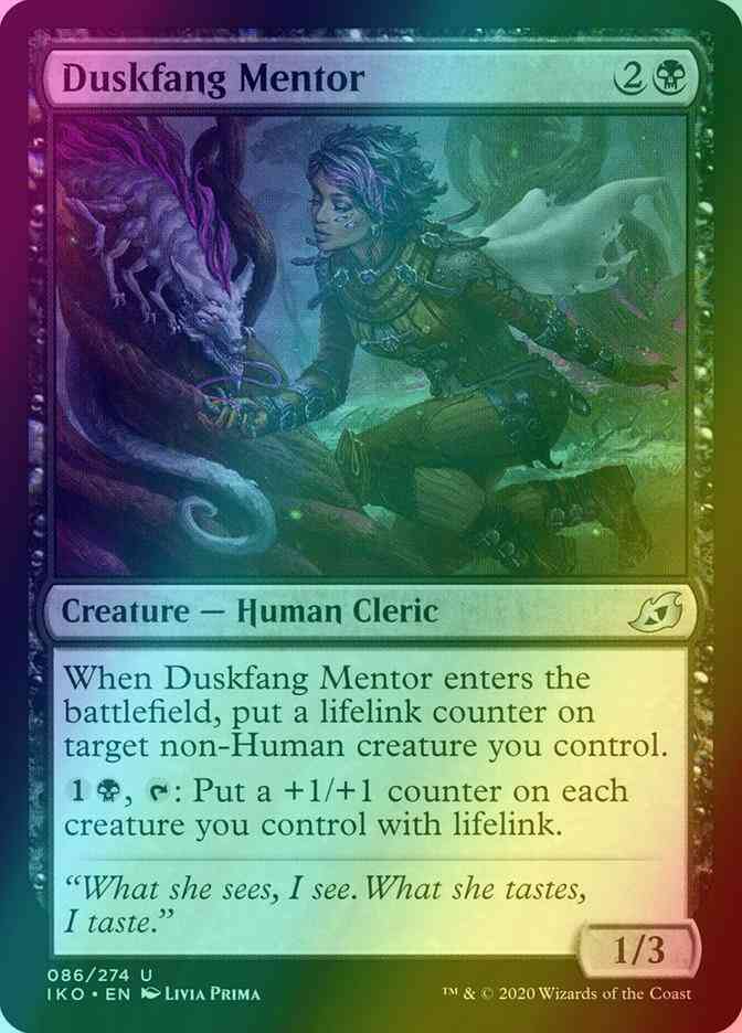 Duskfang Mentor [86] [Ikoria: Lair of Behemoths] [Foil]