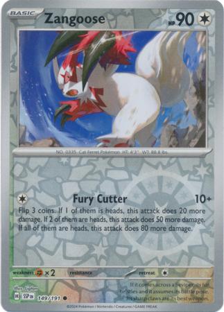Zangoose - 149/191 - Common [sv08-149] [Reverse Holo]