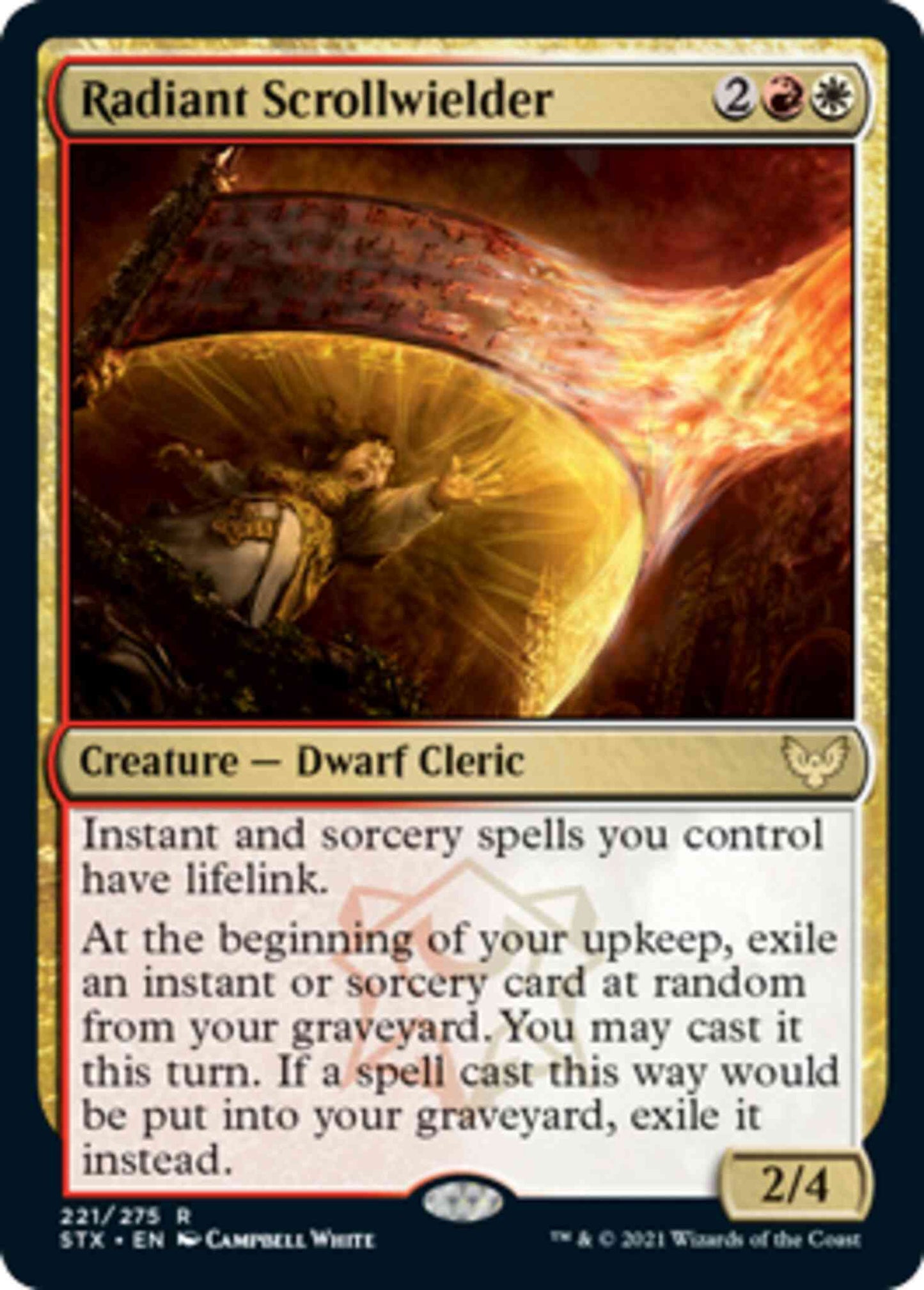 Radiant Scrollwielder [221] [Strixhaven: School of Mages] [Non-Foil]
