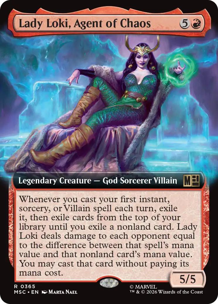 Lady Loki, Agent of Chaos [365] [Extended Art] [Marvel Super Heroes: Commander] [Non-Foil]