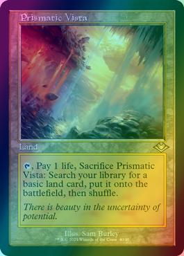 Prismatic Vista [40] [Retro Frame] [Modern Horizons 1 Timeshifts] [Etched Foil]