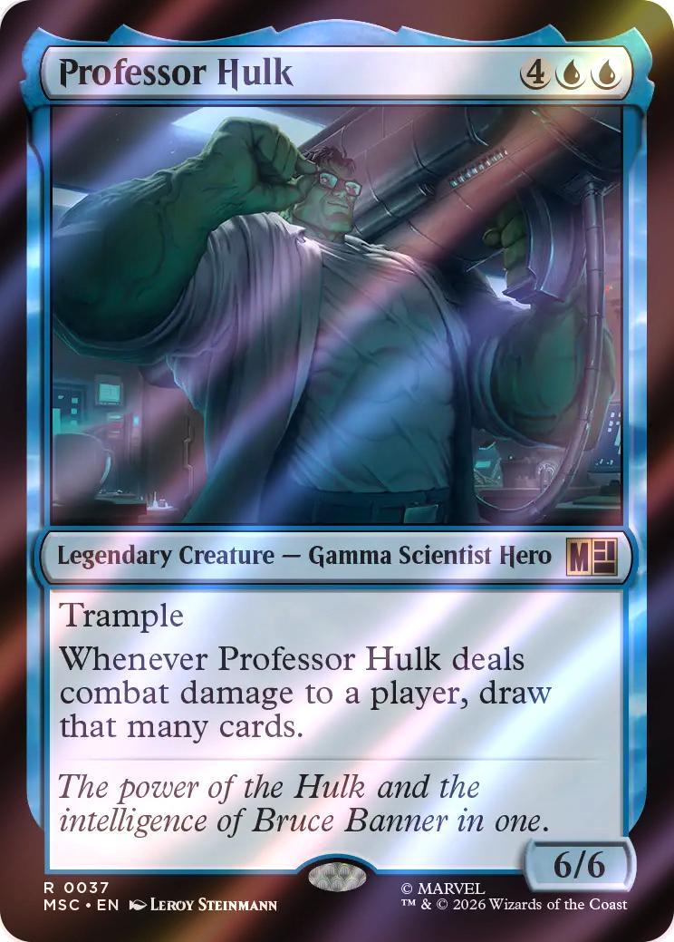 Professor Hulk [37] [Marvel Super Heroes: Commander] [Surge Foil]
