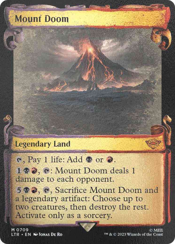 Mount Doom [709] [Scrolls Showcase] [The Lord of the Rings: Tales of Middle-earth] [Silver Foil]