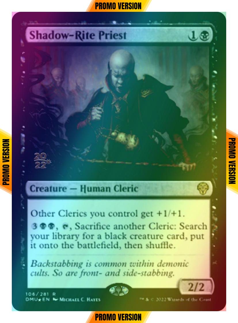 Shadow-Rite Priest [106s] [Prerelease] [Dominaria United: Promos] [Foil]