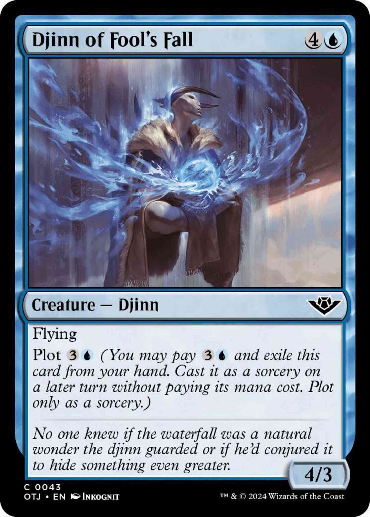Djinn of Fool's Fall [43] [Outlaws of Thunder Junction] [Non-Foil]