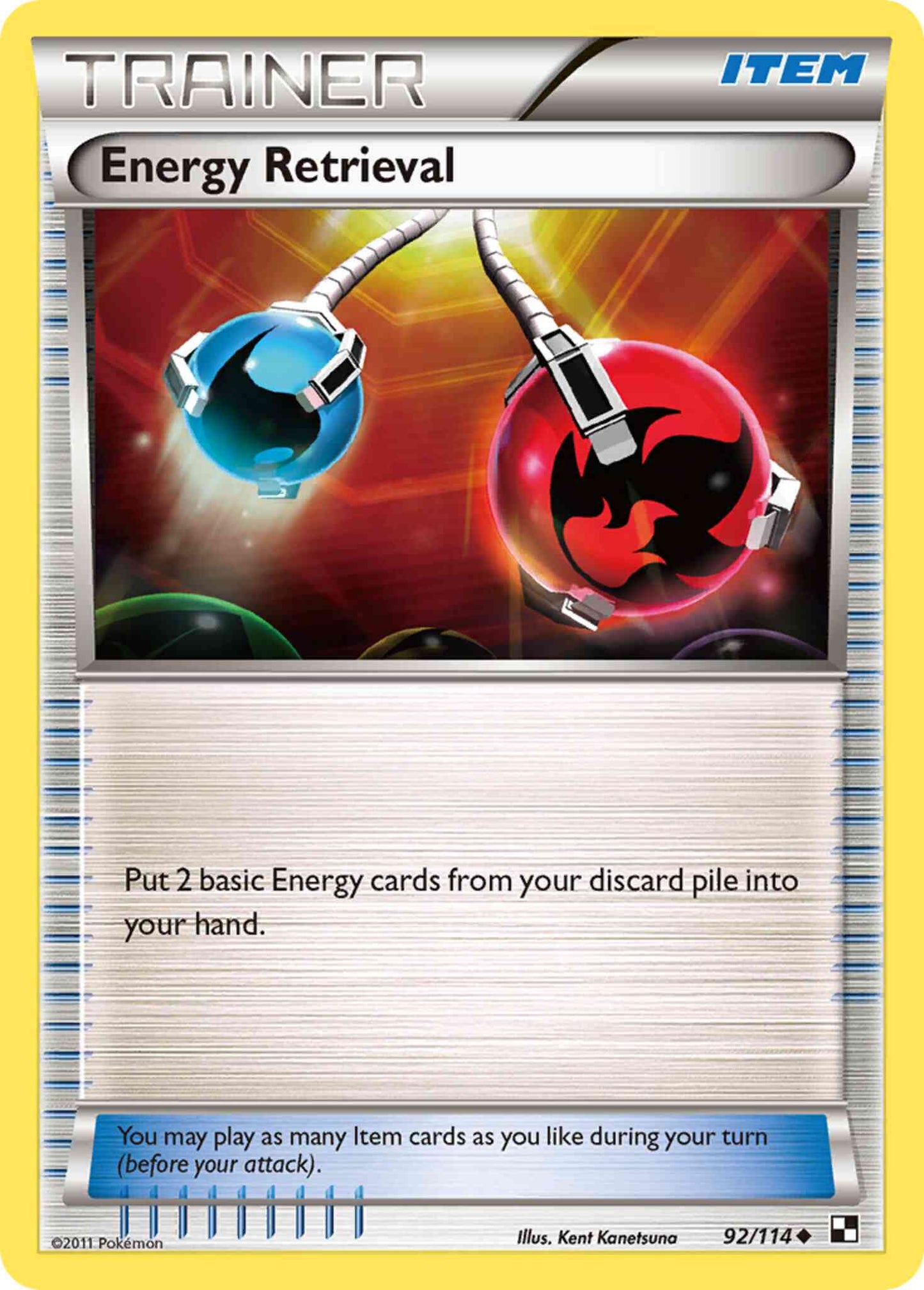Energy Retrieval - 92/114 - Uncommon [bw1-92] [Reverse Holo]