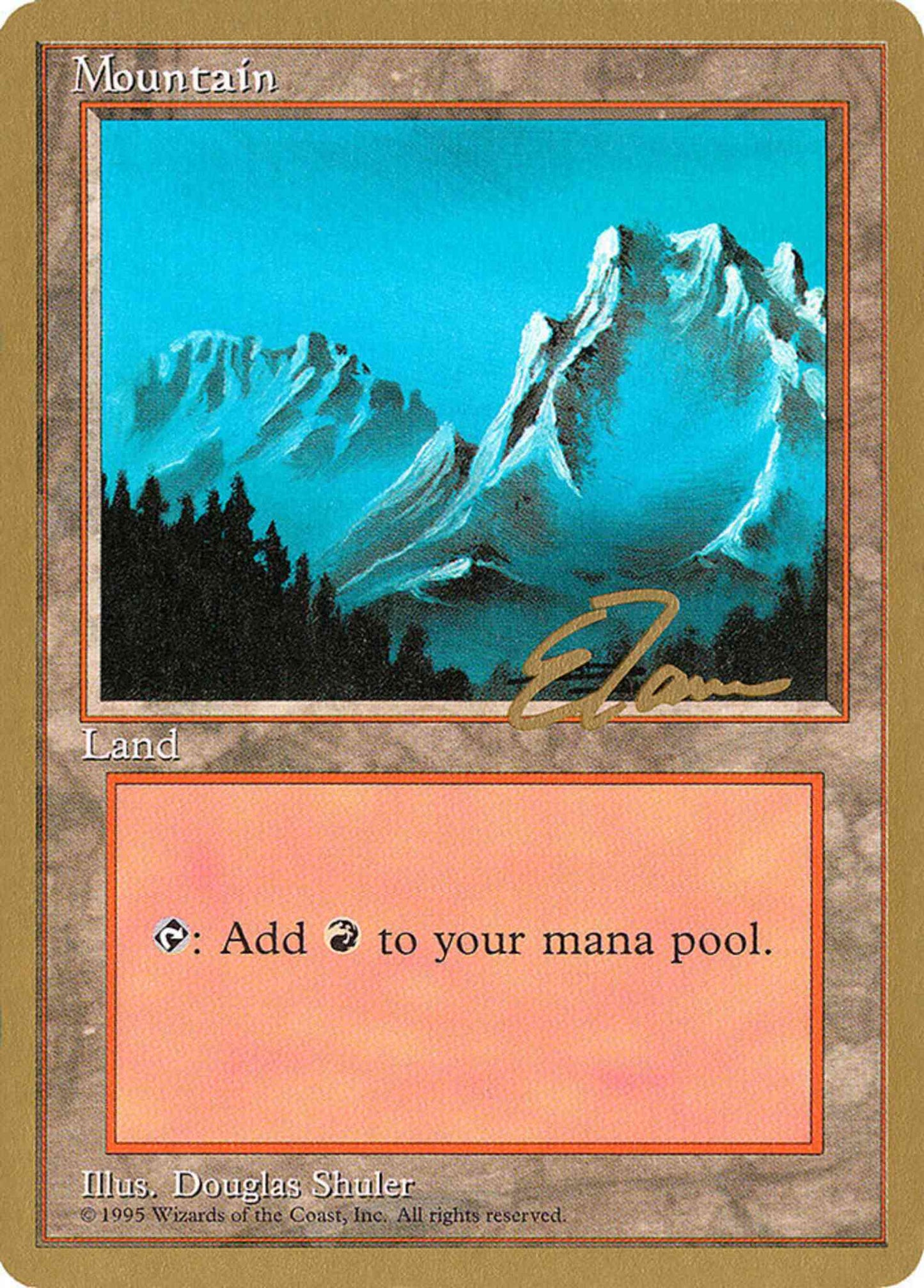 Mountain [et375] [Eric Tam] [Blue Sky] [Pro Tour Collector Set] [Non-Foil]