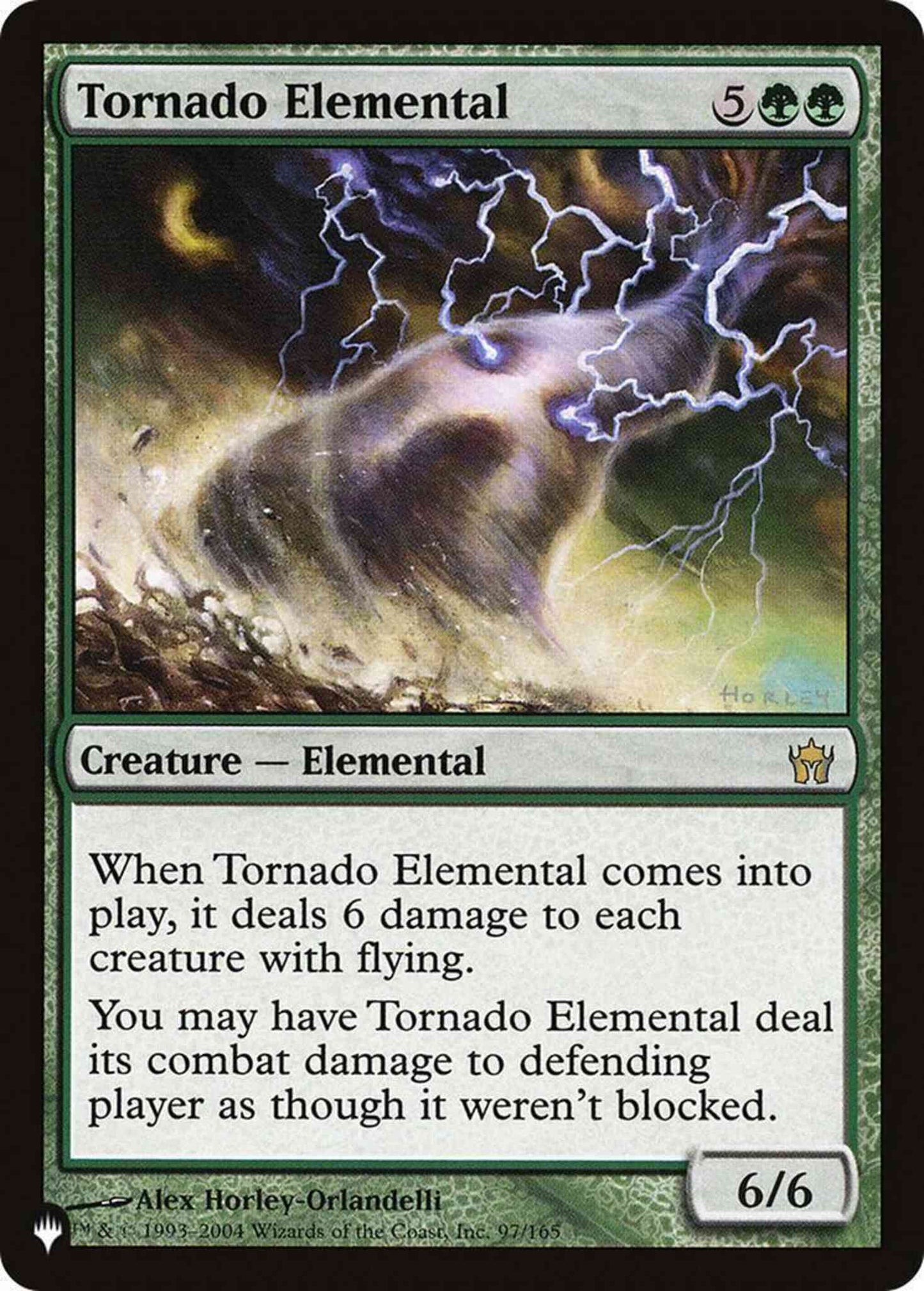 Tornado Elemental [5DN-97] [The List] [Non-Foil]