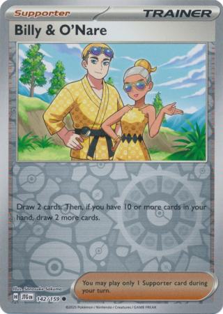 Billy & O'Nare - 142/159 - Common [sv09-142] [Reverse Holo]