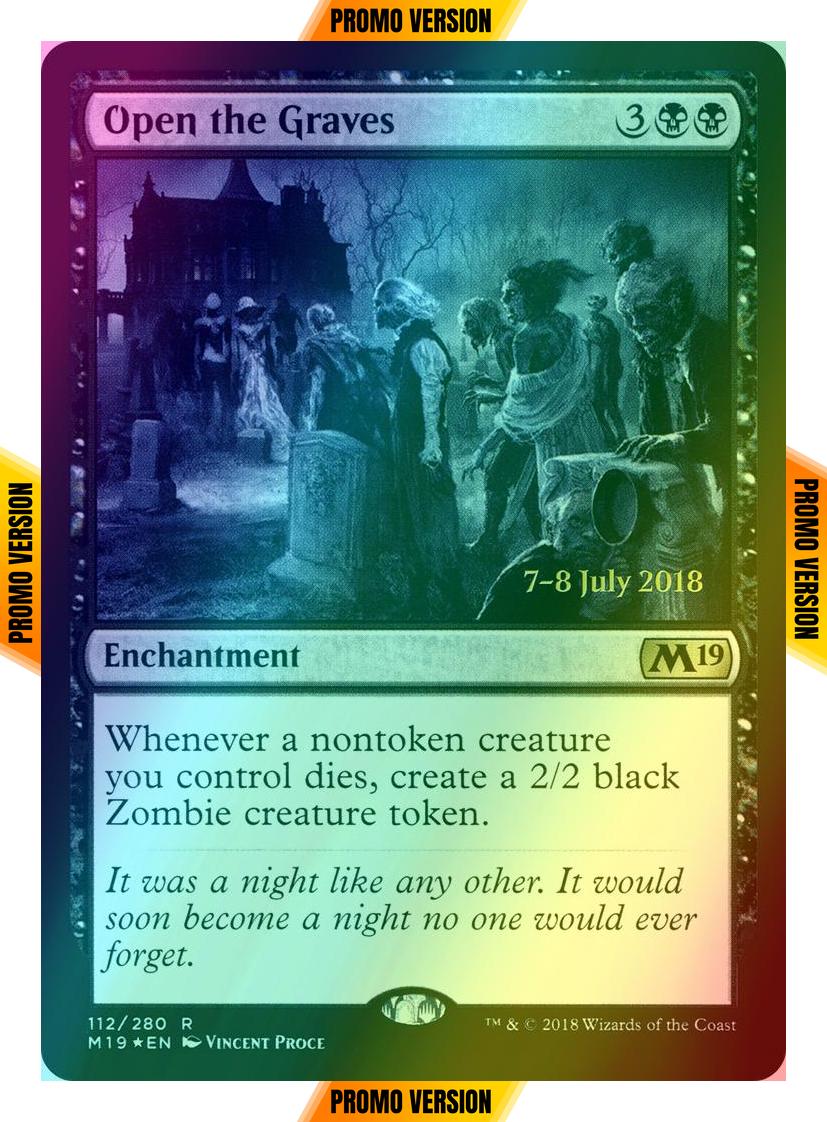 Open the Graves [112s] [Core Set 2019 Promos] [Foil]