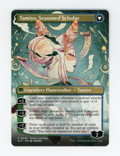 Tamiyo, Inquisitive Student // Tamiyo, Seasoned Scholar — Borderless — ID 18919