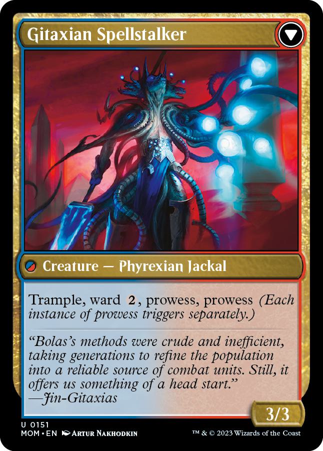 Khenra Spellspear // Gitaxian Spellstalker [151] [March of the Machine] [Non-Foil]