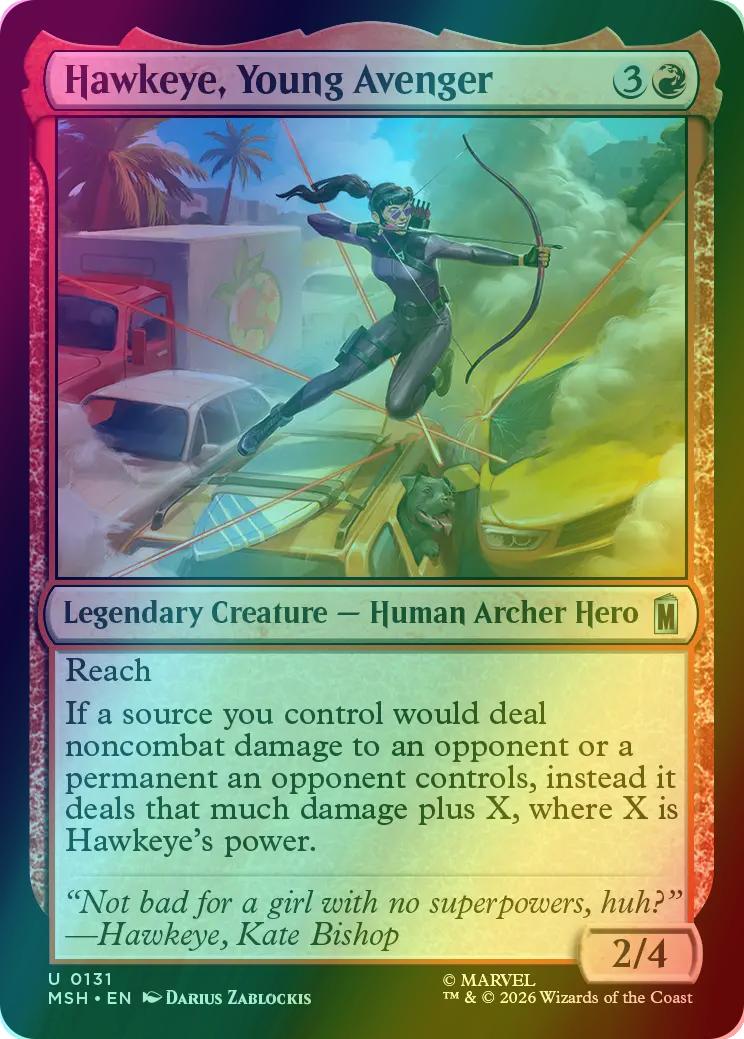 Hawkeye, Young Avenger [131] [Marvel Super Heroes] [Foil]