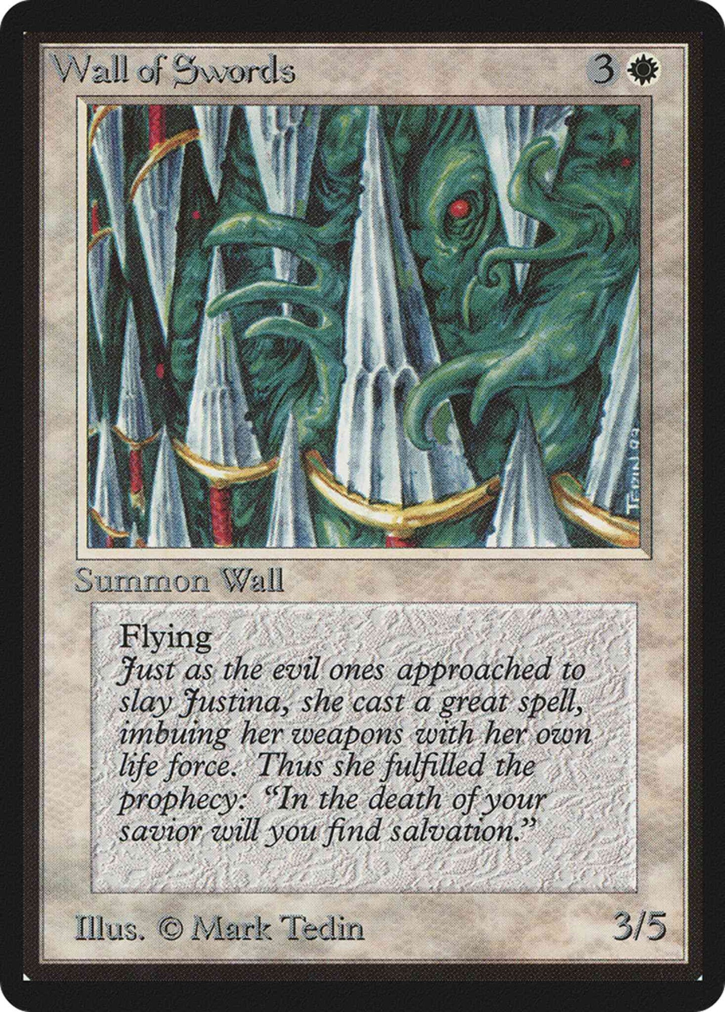 Wall of Swords [43] [Limited Edition Beta] [Non-Foil]