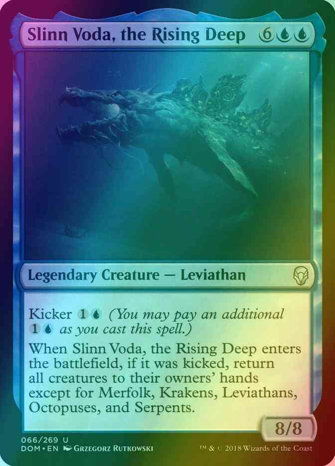 Slinn Voda, the Rising Deep [66] [Dominaria] [Foil]