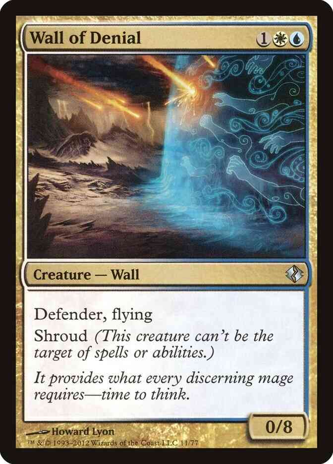 Wall of Denial [11] [Duel Decks Venser vs Koth] [Non-Foil]