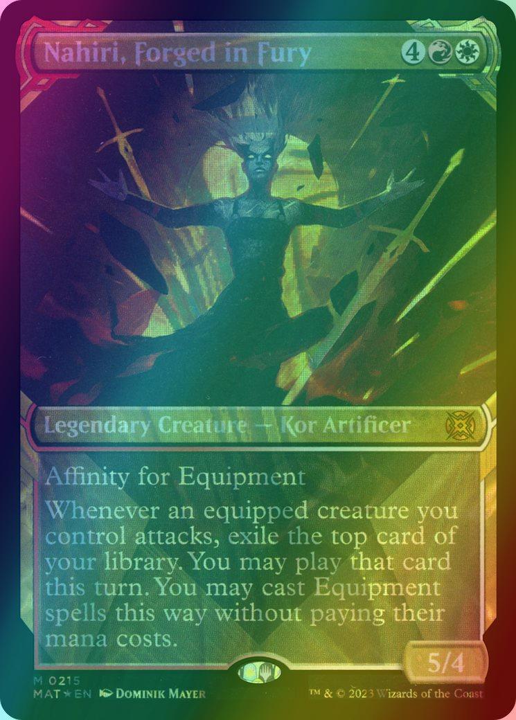 Nahiri, Forged in Fury [215] [Planar Showcase] [March of the Machine: The Aftermath] [Halo Foil]