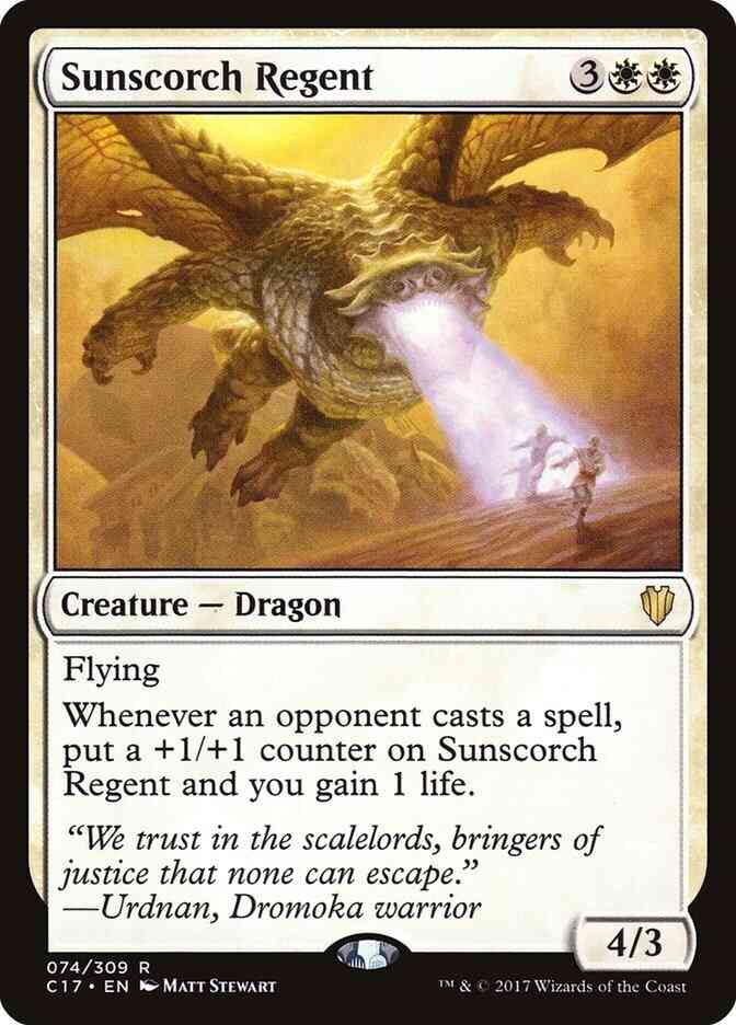 Sunscorch Regent [74] [Commander 2017] [Non-Foil]