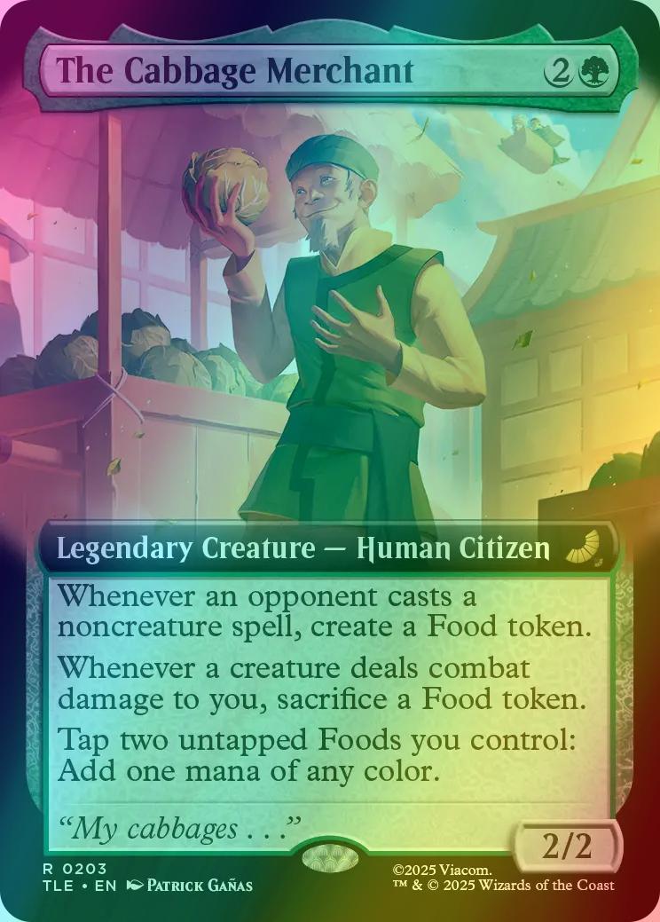 The Cabbage Merchant [203] [Extended Art] [Avatar: The Last Airbender Eternal] [Foil]