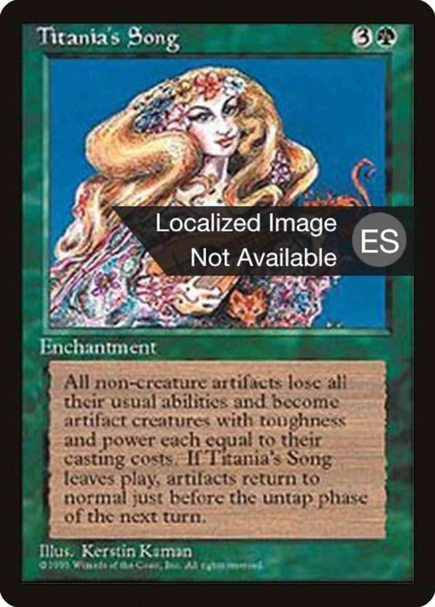 Titania's Song - Japanese [276] [Fourth Edition Black Border: Japanese] [Non-Foil]