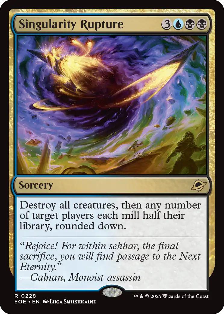 Singularity Rupture [228] [Edge of Eternities] [Non-Foil]