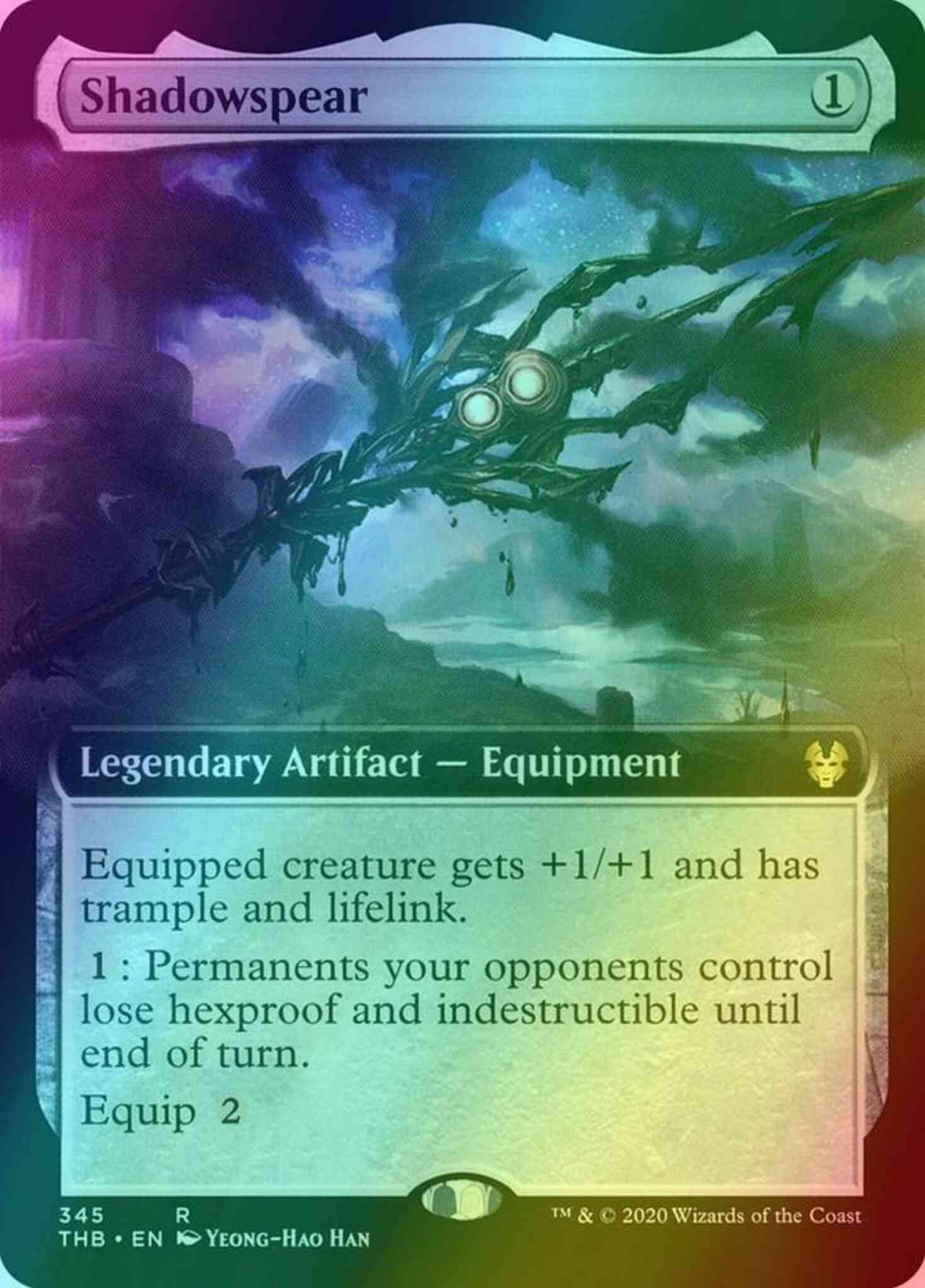 Shadowspear [345] [Extended Art] [Theros Beyond Death] [Foil