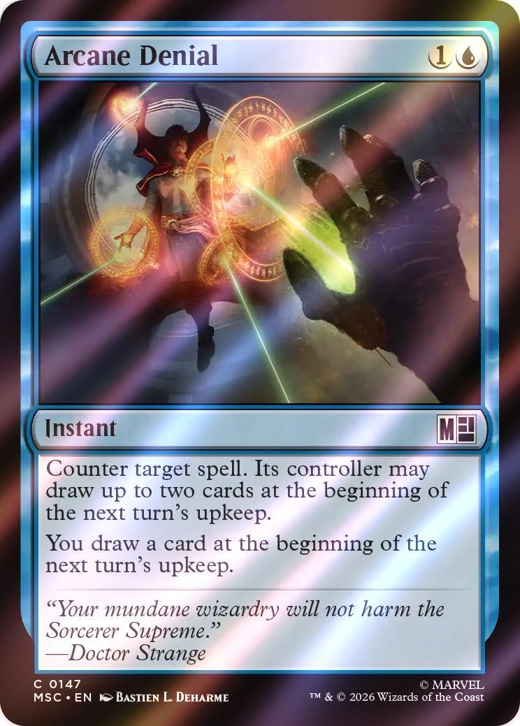 Arcane Denial [147] [Marvel Super Heroes: Commander] [Surge Foil]