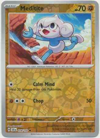 Meditite - 078/142 - Common [sv07-078] [Reverse Holo]