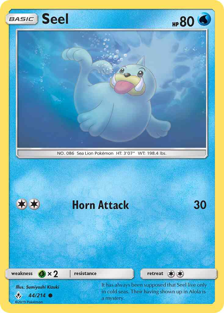 Seel - 44/214 - Common [sm10-44] [Reverse Holo]
