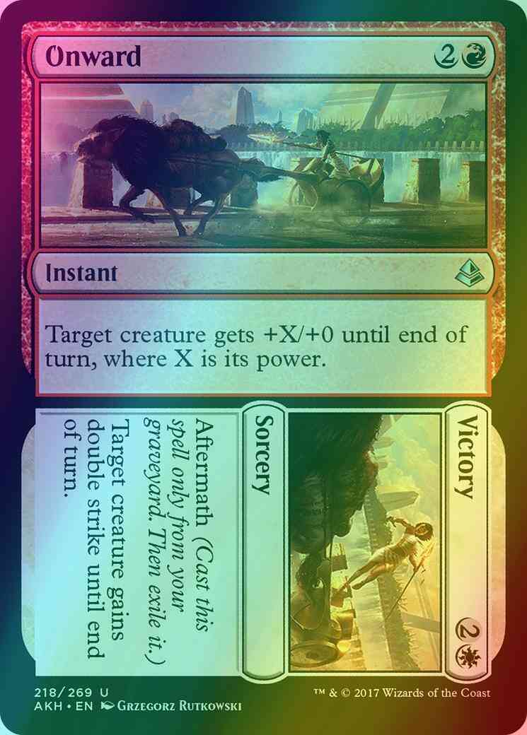 Onward // Victory [218] [Amonkhet] [Foil]