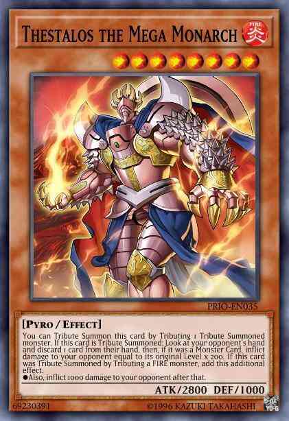 Thestalos the Mega Monarch - PRIO-EN035 - Secret Rare - 1st Edition