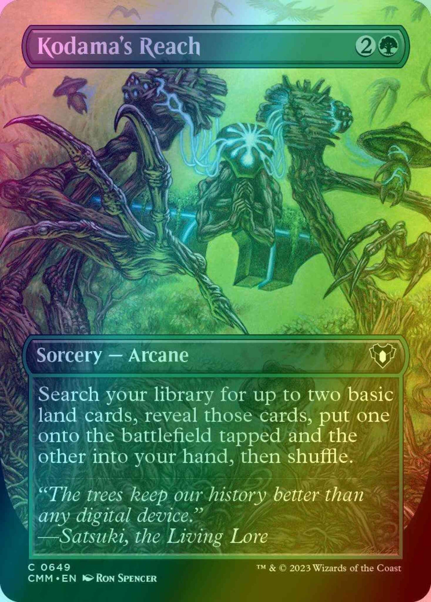 Kodama's Reach [649] [Borderless] [Commander Masters] [Foil]
