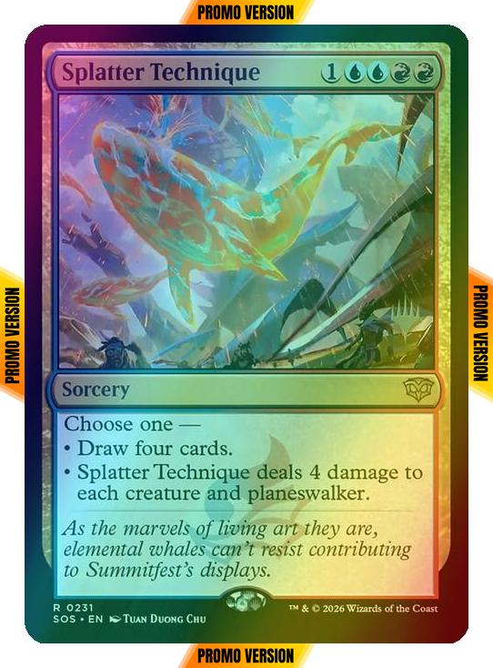 Splatter Technique [231p] [Promo Pack] [Secrets of Strixhaven Promos] [Foil]