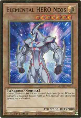 Elemental HERO Neos - MGED-EN004 - Premium Gold Rare - 1st Edition