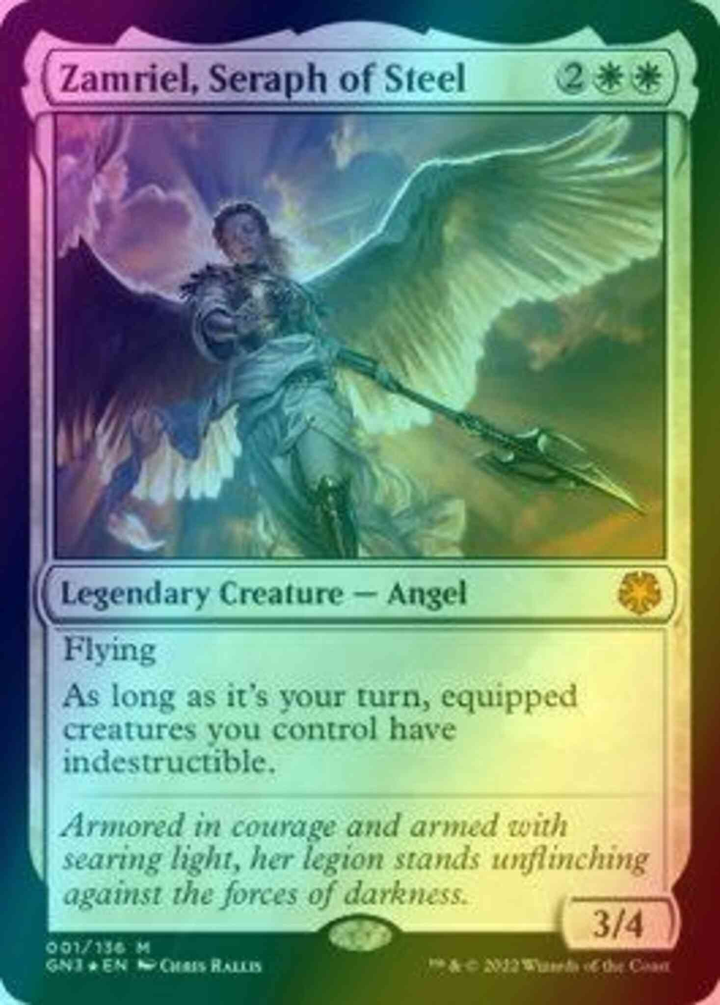 Zamriel, Seraph of Steel [1] [Game Night: Free-for-All] [Foil