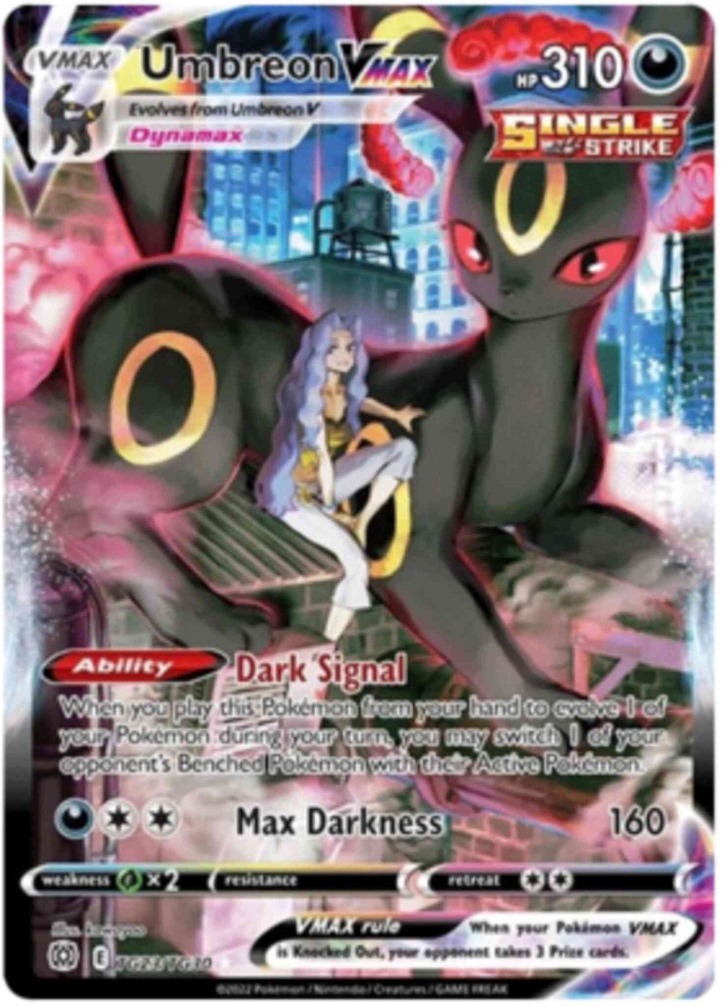 Umbreon VMAX - TG23/TG30 - Rare Ultra [SWSH9-TG23] [Ultra]