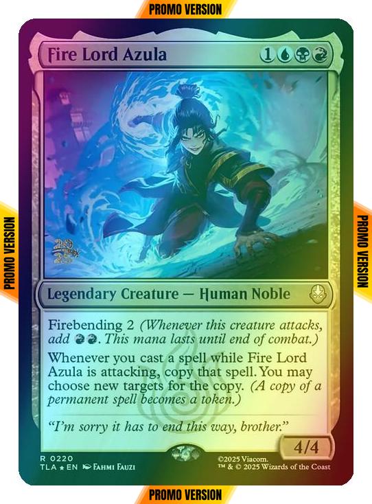 Fire Lord Azula [220s] [Prerelease] [Avatar: The Last Airbender: Promos] [Foil]