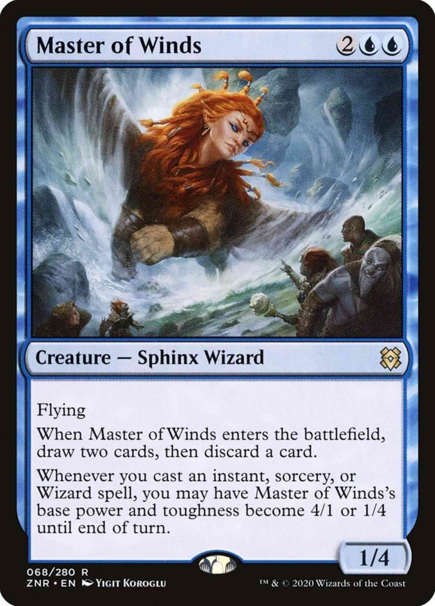 Master of Winds [68] [Zendikar Rising] [Non-Foil]