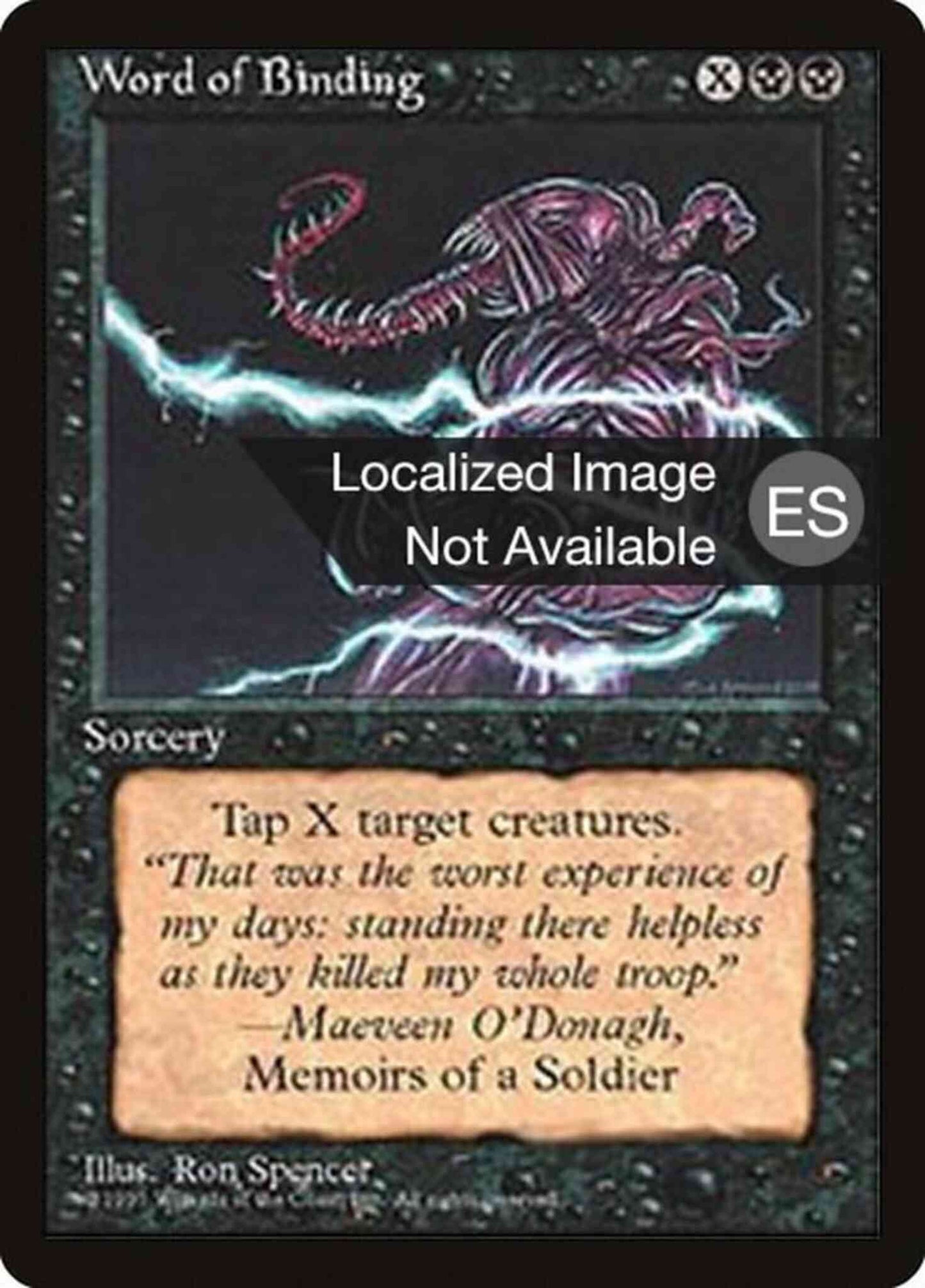 Word of Binding - Japanese [172] [Fourth Edition Black Border: Japanese] [Non-Foil]