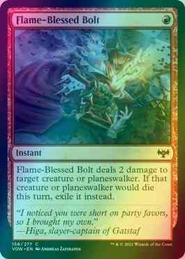 Flame-Blessed Bolt [158] [Innistrad: Crimson Vow] [Foil]