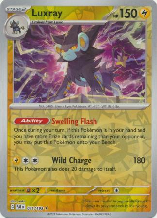 Luxray - 071/193 - Rare [sv02-071] [Reverse Holo]