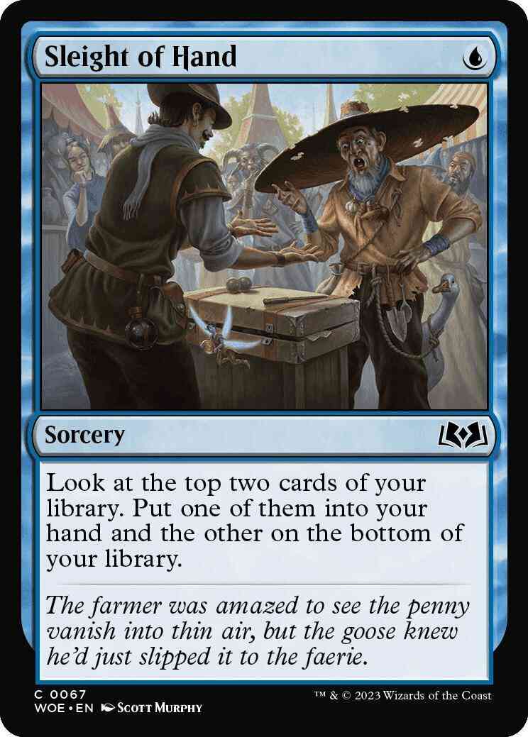 Sleight of Hand [67] [Wilds of Eldraine] [Non-Foil]