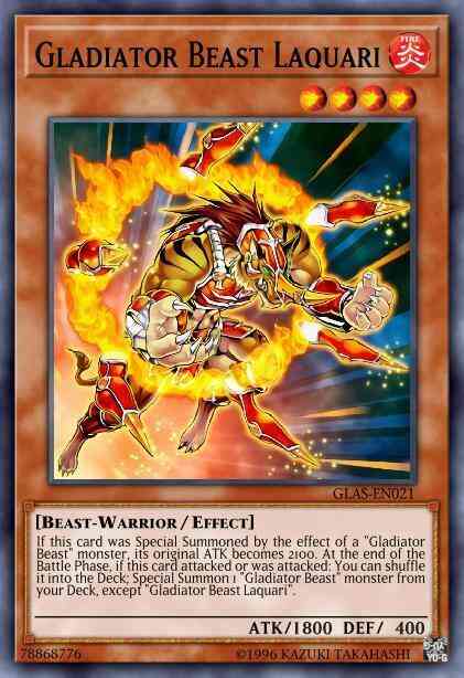 Gladiator Beast Laquari - RYMP-EN096 - Secret Rare - Unlimited