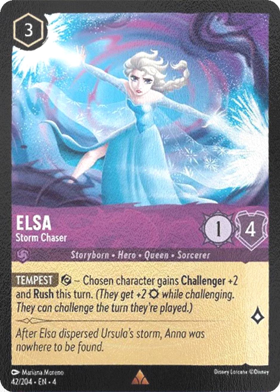 Elsa - Storm Chaser - 42/204 [Ursula's Return] [Cold Foil]
